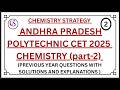 AP POLYCET 2025 Chemistry Questions Explained Part-2 | Natural & Synthetic Indicators | Corrosion