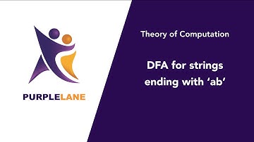 17  Minimal DFA for strings ending with ab
