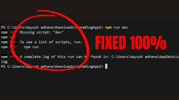 npm run dev error react solved | npm run dev not working || npm run dev not working react