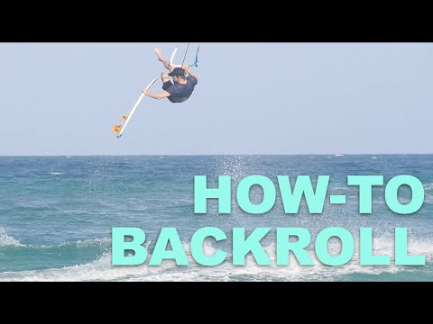 How to Backroll Strapless Kitesurfing Tutorial