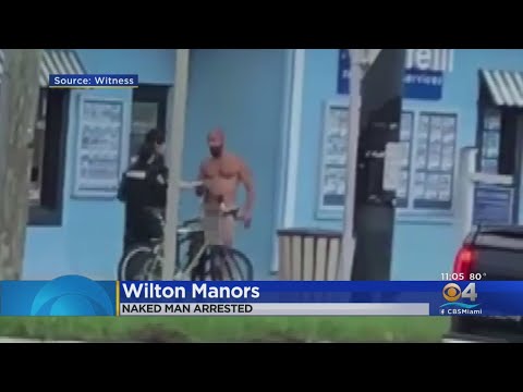 Wilton Manors PD Need To Identify Naked Man Riding Bike, Walking On Wilton Drive