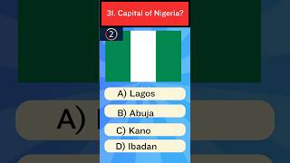 capital of Nigeria? #geography #quiz #gkquiz #nigeria