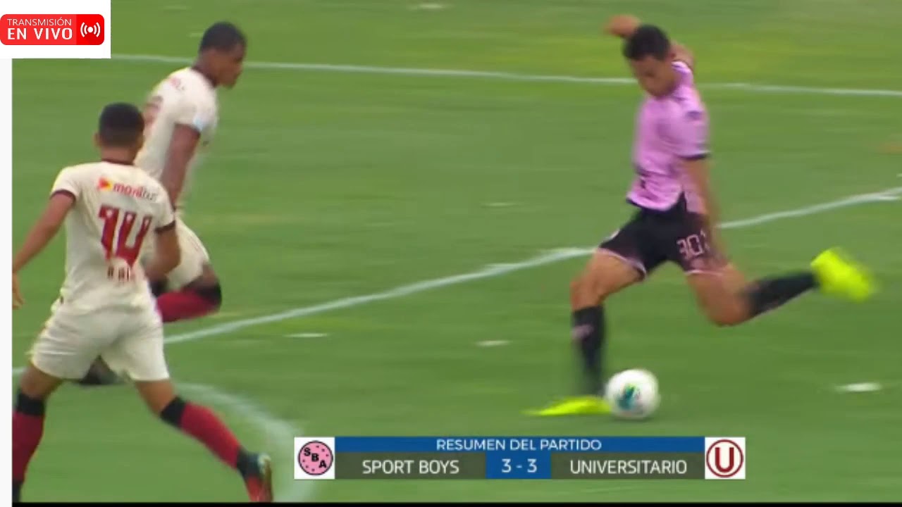 RESUMEN [GOLES] SPORT BOYS 3 - 3 UNIVERSITARIO - YouTube