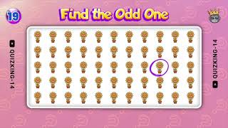 Find the Odd One Out - Emoji Challenge - Quiz King screenshot 4