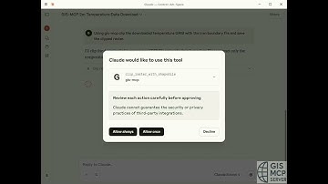 How to download and work with climate data using GIS MCP Server & Claude Desktop