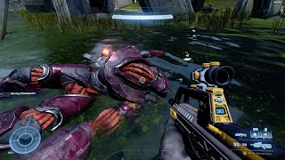 Halo Infinite  Defeating 'Myriad' (Hunters) on Legendary.