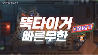 《 뚝타이거 Live 》 스타크래프트 빨무 행복팀플 【2024-03-19 화요일】