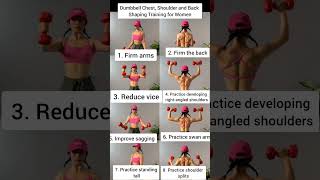 Dumbbell Upper Body Workout 💪 Chest, Shoulders &amp; Back Sculpt at Home
