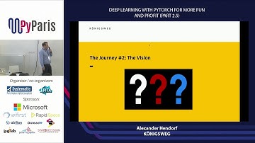 PyParis 2018 - Deep Learning with PyTorch for more Fun and Profit (Part 2.5)