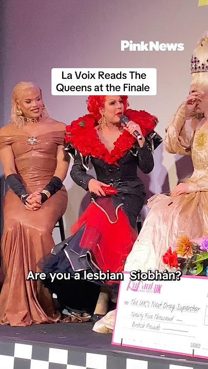 La Voix Speaks Out At Drag Race UK Finale Viewing Party #shorts #dragrace #rupaulsdragrace