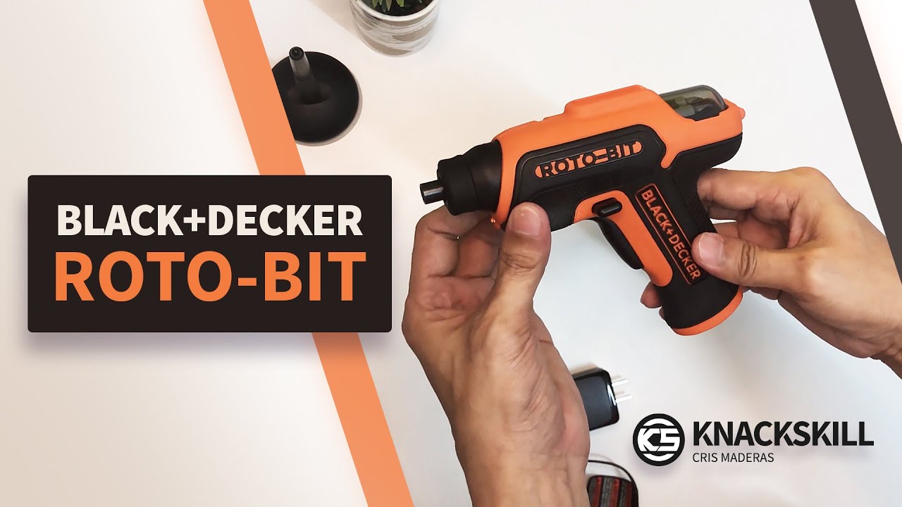 BLACK+DECKER 4V MAX Cordless Screwdriver with Bit Storage & Offset