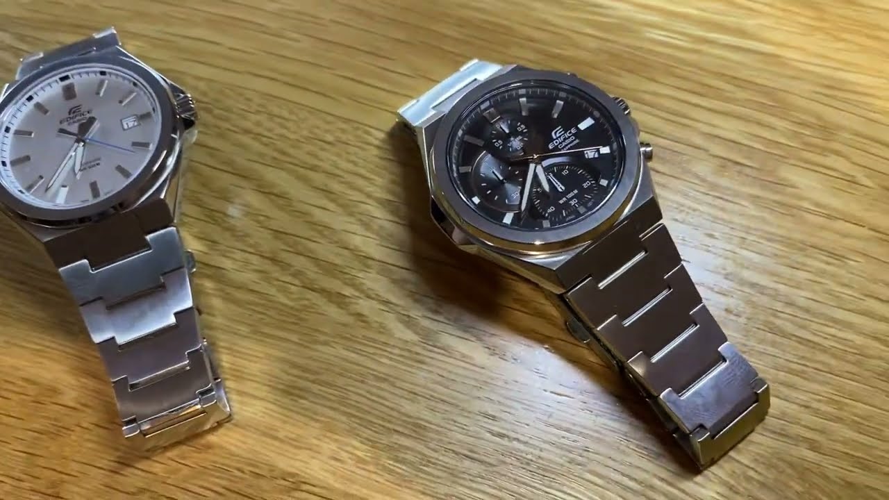 CASIO EDIFICE EFB-700D-8AVUEF, EFB-108D-7AVUEF - YouTube