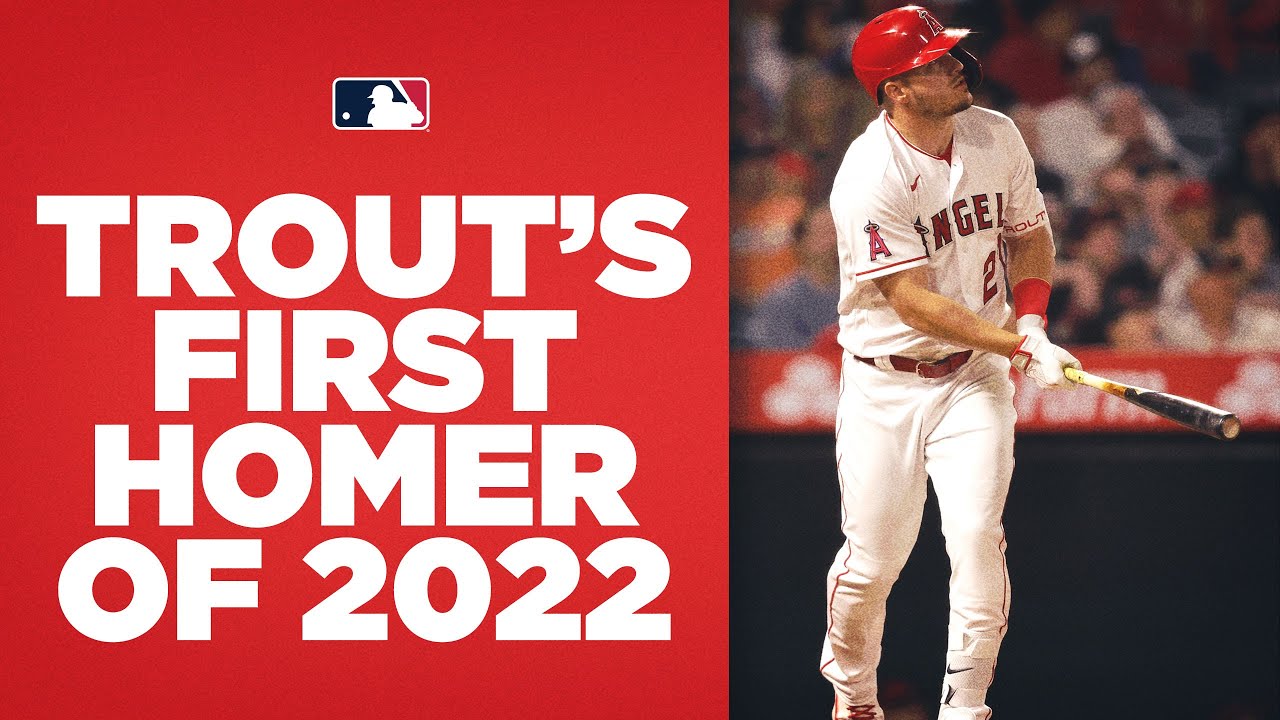 Mike Trout homers are back! His first HR of 2022 goes 445 feet