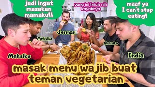 PERTAMA KALI NYOBAIN GORENGAN, TEMAN VEGETARIAN SAMPE MINTA MAAF KARENA NGGAK BISA BERHENTI MAKAN