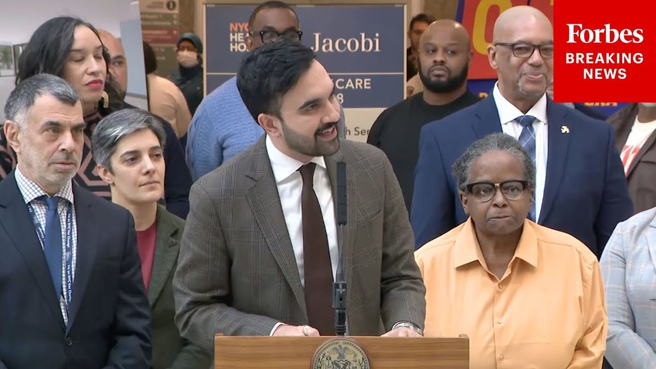 NYC Mayor Zohran Mamdani Holds Press Briefing On Reactivation Of Just Home Housing Initiative