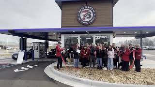 Ribbon cutting at 7 Brew Coffee in Rib Mountain