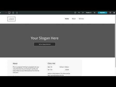 1 - Take a tour of Website Builder