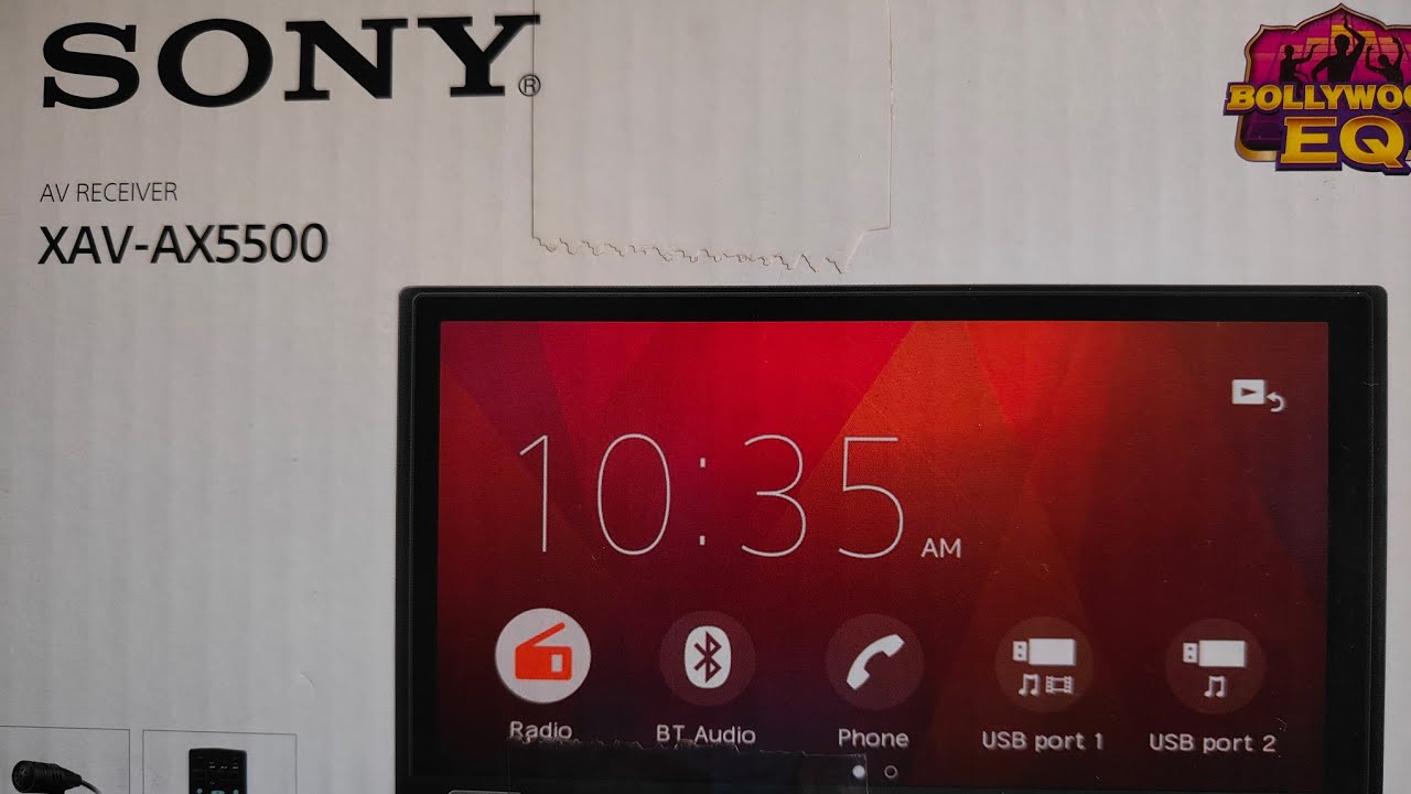 Sony Infortainment Sony XAV AX5500 Owner Review, car infotainment system. Apple car play ...