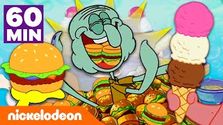 Bob Esponja | Maratona de Comida DELICIOSA do Bob Esponja!  | Nickelodeon em Português