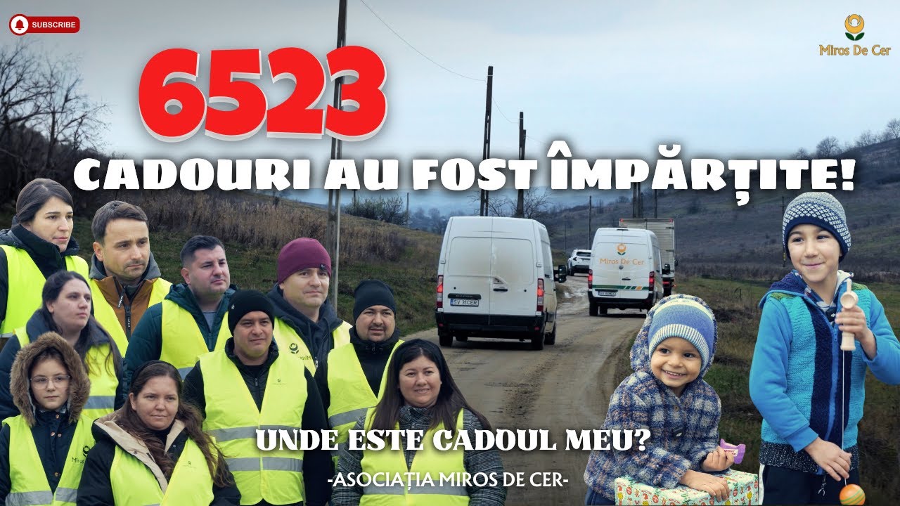 6.523 de cadouri au fost împărțite! 🎁