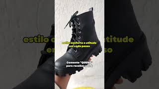 COTURNO BOTA FEMININA TRATORADA