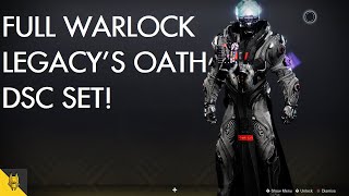 Destiny 2: Deep Stone Crypt - Full Warlock Legacy's Oath Raid Armour (Lore + Shader Showcase)