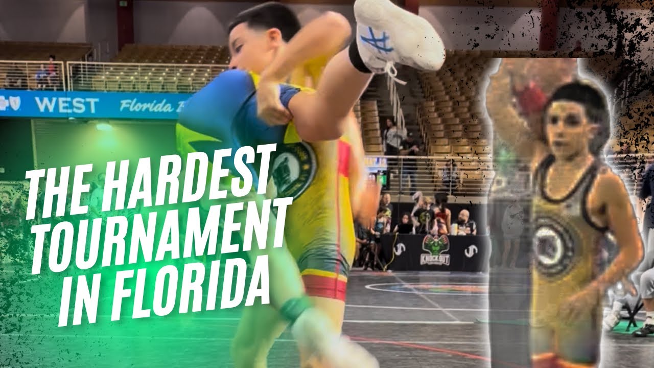 I wrestled in the hardest tournament in Florida (the Christmas knockout)￼￼