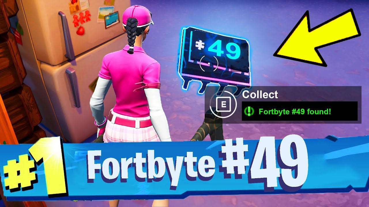 FORTBYTE #49 Found In Trog's Ice Cave Location Fortnite Fortbyte number 49 | TamashaBera