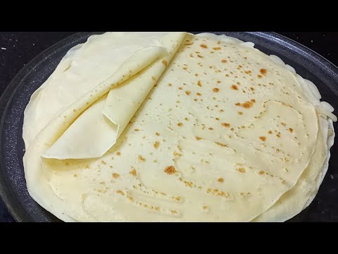 بخطوه واحده هتعملى أحلى عيش كريب فى البيت طريقه عمل عيش الكريب  