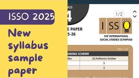 Class 4 isso social studies olympiad  sample paper 2025/class 4 social studies 2025/class 4 isso