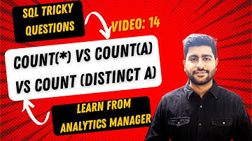 Don’t Get Tricked by SQL COUNT! | COUNT vs COUNT(*) vs COUNT(DISTINCT)
