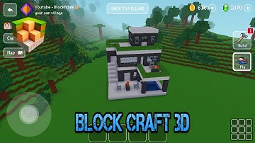 BLOCK CRAFT 3D | How to Build a Large Modern House Tutorial (Easy) #84