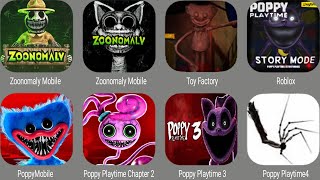 Poppy Playtime Chapter 3 Roblox,Poppy Playtime 3 Mobile,Poppy Playtime Chapter 4,Zoonomaly Mobile