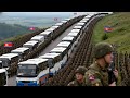 An hour ago, 250 buses and 17,000 North Korean soldiers were ambushed and executed on the border.