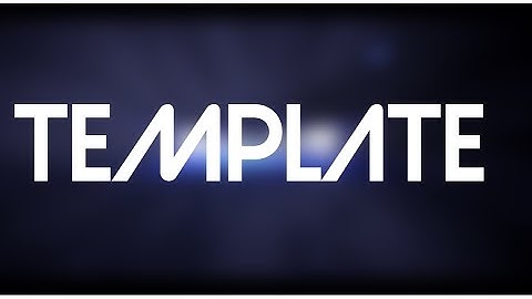 Intro Template/Blender Only/by ElementFX