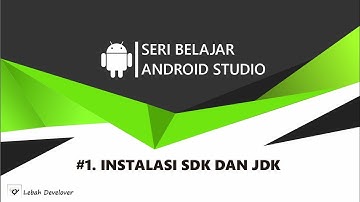 #1 Belajar Android Studio - Instalasi sdk dan jdk baru