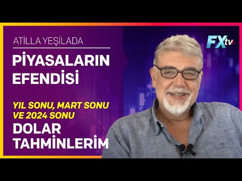 Piyasaların Efendisi: Yıl Sonu, Mart Sonu ve 2024 Sonu Dolar Tahminlerim | Atilla Yeşilada