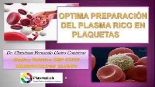 CURSO DE PLASMA RICO EN PLAQUETAS