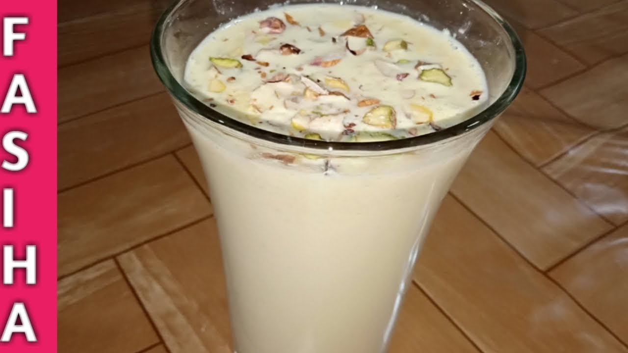 Very healthy kasturi milk recipe in urdu and hindi - YouTube