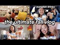THE ULTIMATE FALL VLOG | buying fall decor, pumpkin spice lattes, & fall cookies! Nicole Laeno