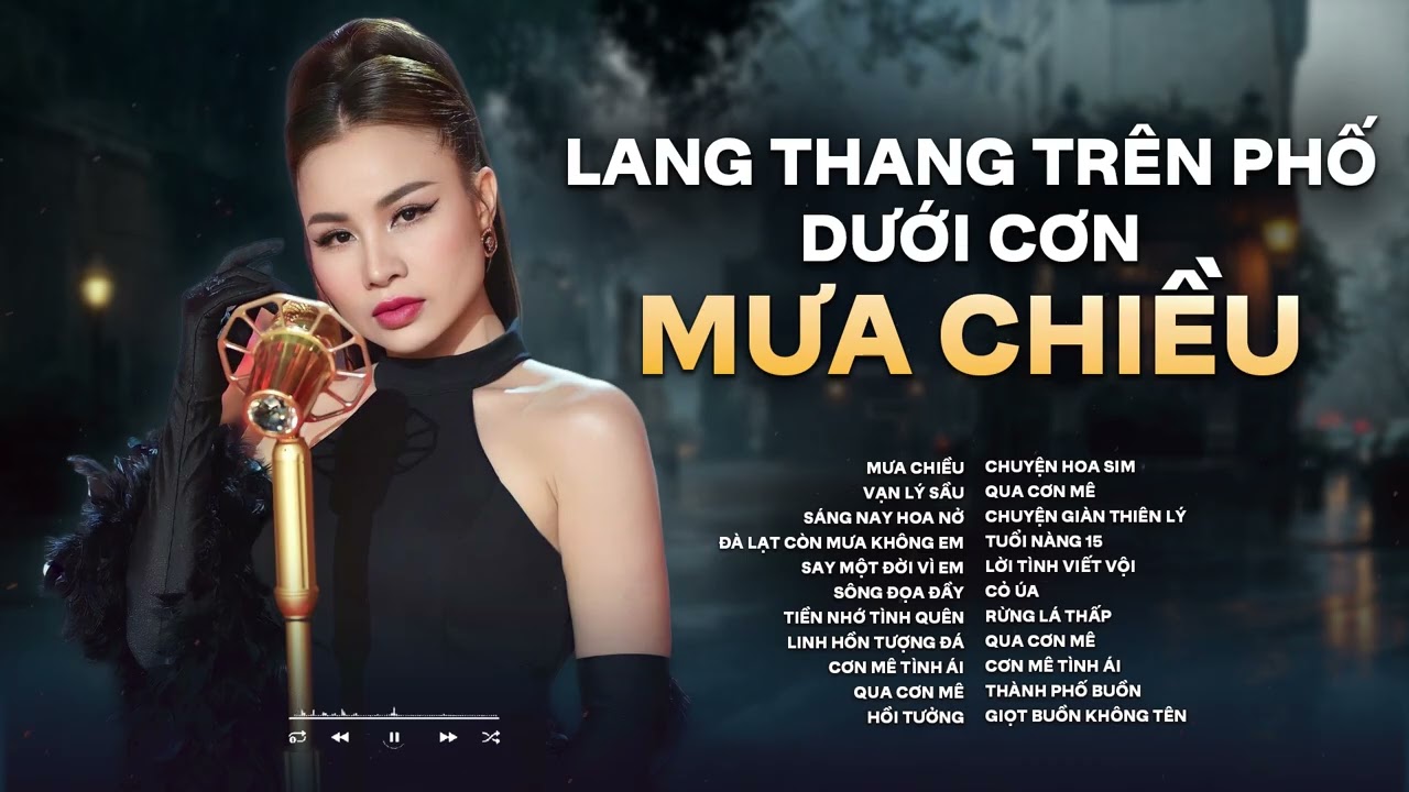 MƯA CHIỀU | BẢN NHẠC SLOW ROCK ĐANG HOT 2025 | LANG THANG TRÊN PHỐ DƯỚI CƠN MƯA CHIỀU...