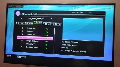 How to LOCK TV Channel? MPEG-4 box- Delete, Skip, Rename Channels. चैनल लॉक कैसे करे।