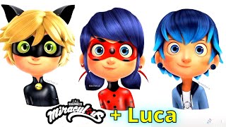 Glow Up Miraculous Ladybug + Luca Pixar