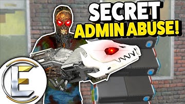 SECRET ADMIN ABUSE! - Gmod DarkRP Secret Admin ( Undercover Homeless Man With OVERPOWERED Weapons )