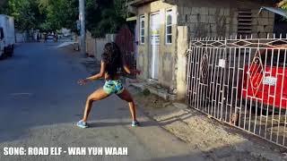 Sara bendi dancing to road elf 'wahyuhwah'