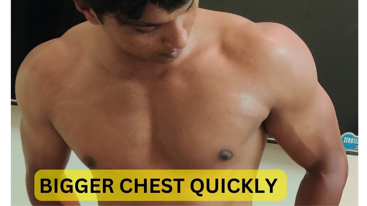 Build Bigger Chest in 2 minutes get bigger chest for beginners