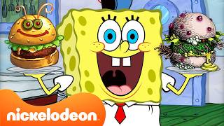 SpongeBob | Krabby Patty Terlezat & Terjijik SpongeBob! 😋🤢 | 90 Menit | Nickelodeon Bahasa