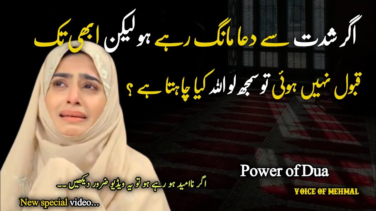 Dua Qabool Nahi Ho Rahi?IslamicMotivational Quotes Powerful Dual #voiceofmehmal #quotes#trending