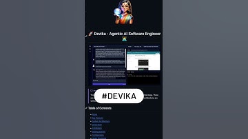 #devika - Agentic AI Software Engineer #developer #shorts #github