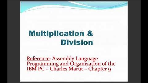 Multiplication and Division in Assembly - Microprocessor Class - Online Class for JnU - (Bangla)